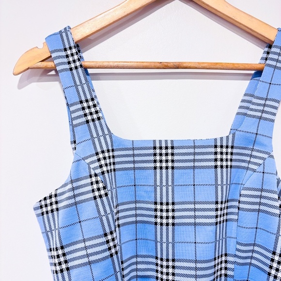 LOVE TREE Plaid Blue Dress - Picture 3 of 7